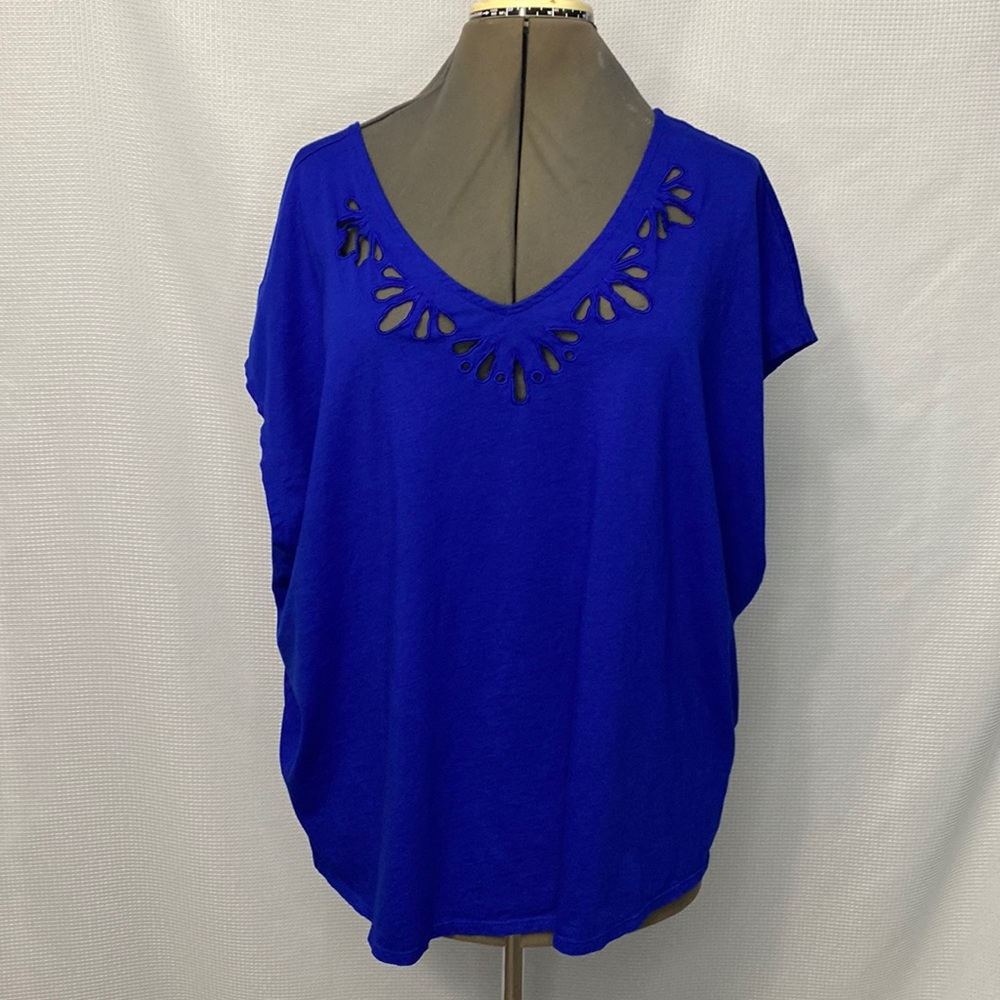 Cacique Blue Drop Top size 22/24